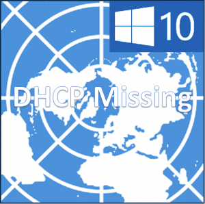Как исправить отсутствие DHCP в консоли MMC в Windows 10?