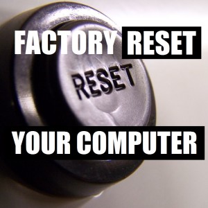 Как восстановить заводские настройки вашего компьютера?