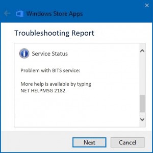 Как исправить ошибку Магазина Windows NET HELPMSG 2182 в Windows 10