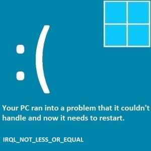 Как исправить ошибку IRQL_Not_Less_Or_Equal