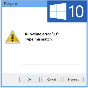 Как исправить «Ошибка выполнения 13 Несоответствие типа» в Windows 10