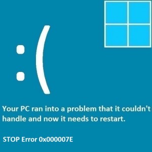 STOP 0x000007E — Как исправить ошибку синего экрана STOP 0x000007E?
