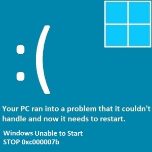 Как исправить ошибку синего экрана «Не удается запустить»