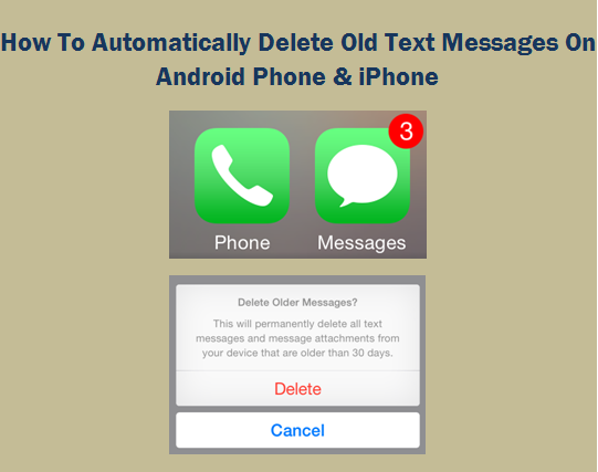 Как автоматически удалить старые текстовые сообщения на телефоне Android и iPhone