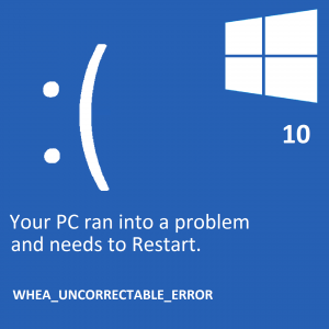 Как исправить неисправимую ошибку WHEA в Windows 10