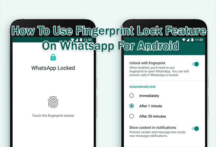 Как использовать функцию блокировки отпечатков пальцев в WhatsApp для Android