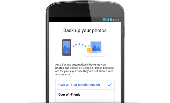 Как включить резервное копирование фотографий в Google Plus на Android
