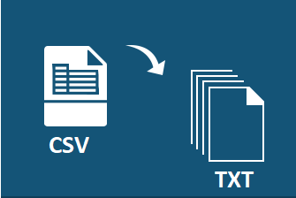 Секретный метод импорта CSV в формат файла TXT