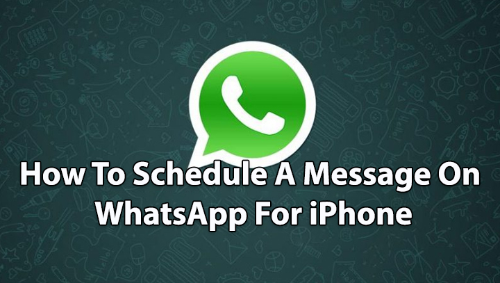 Как запланировать сообщение в WhatsApp для iPhone