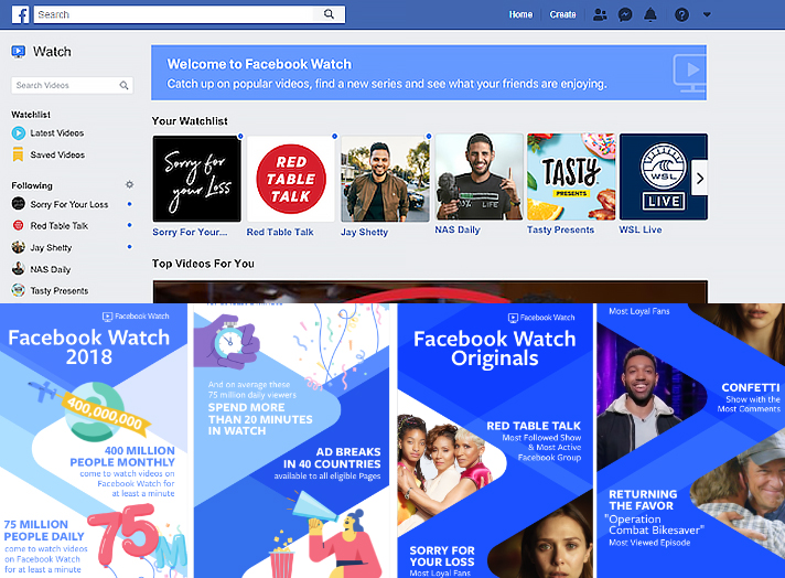 Как использовать часы Facebook для поиска новых шоу и видео