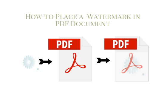 Добавление водяного знака в PDF — метод простого добавления водяных знаков в PDF