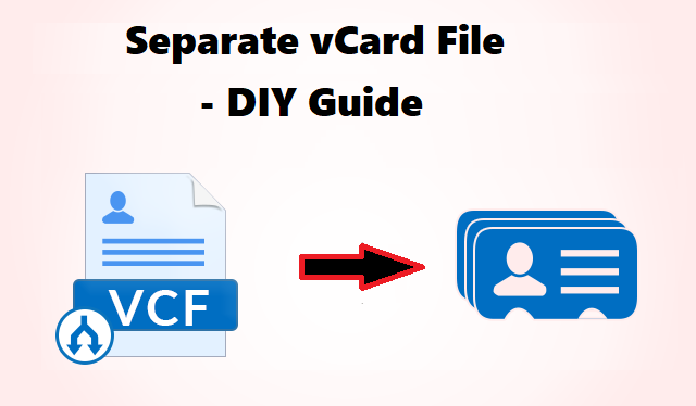 Отдельный файл vCard — краткое руководство с надежным решением