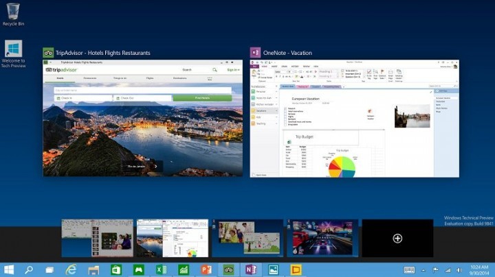 Сообщенные проблемы с функцией нескольких рабочих столов в Windows 10