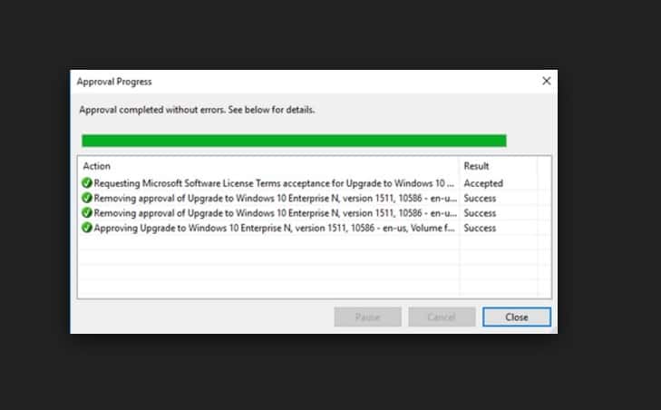 Обновление Windows 10 через WSUS зависает на 0%[FIX]