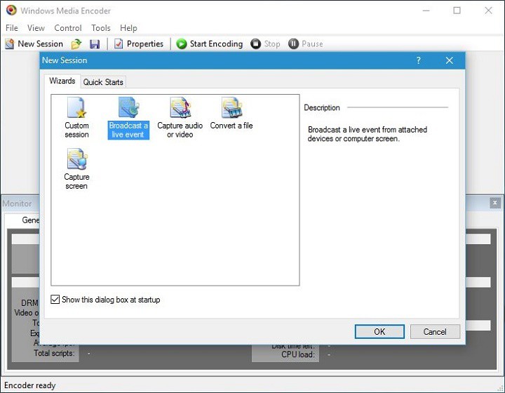 Загрузите и установите Windows Media Encoder в Windows 10