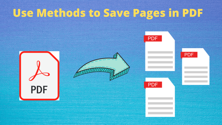 Сохраняйте каждую страницу отдельно в PDF, используя некоторые умные методы