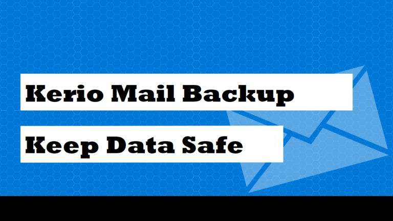 Kerio Mail Backup — комплексное решение для резервного копирования данных для пользователей Mac