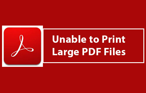 Не удается распечатать большие PDF-файлы?