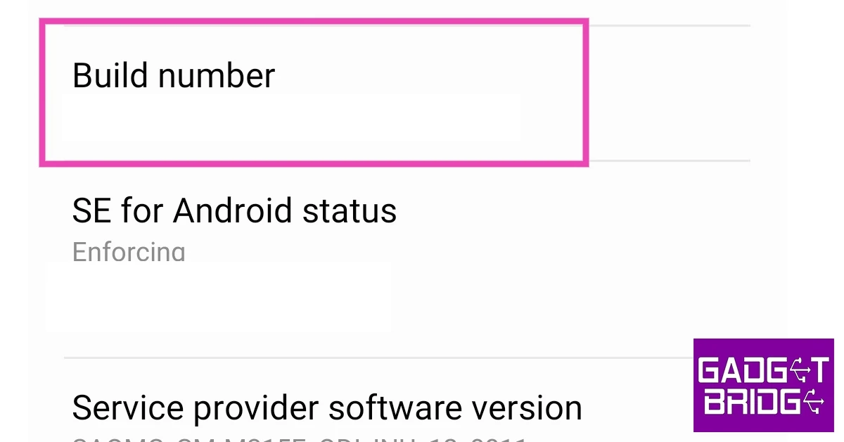 Шаг 3: Нажмите «Номер сборки» 7 раз, чтобы войти в режим разработчика.  как подключить Android-устройство к компьютеру с помощью usb-кабеля