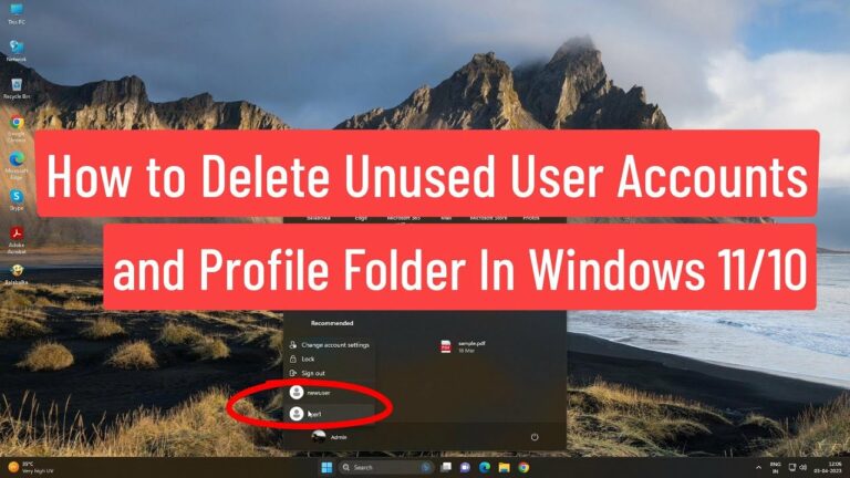 Удалите неиспользуемые учетные записи пользователей и папки профилей в Windows 11/10.