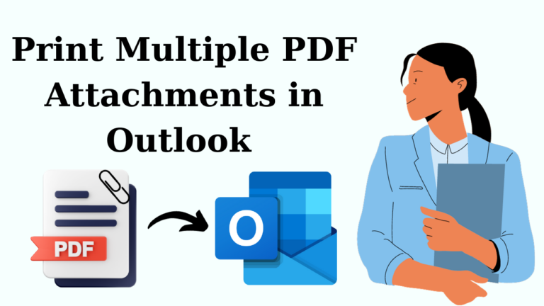 Печать нескольких вложений PDF в Outlook