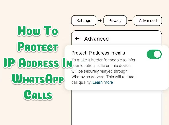 Как защитить IP-адрес при звонках в WhatsApp