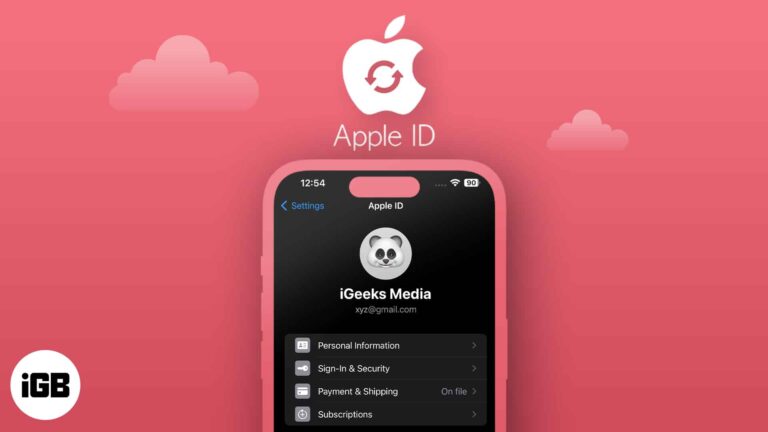 Как изменить Apple ID на iPhone, iPad и Mac