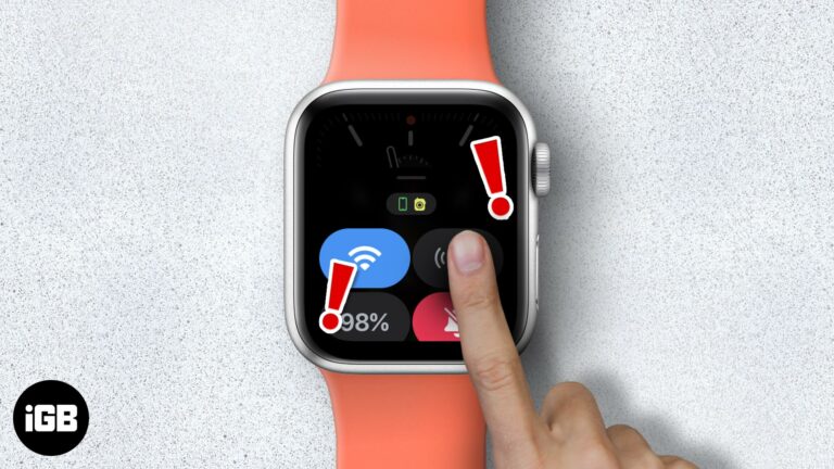 На Apple Watch не работает свайп вверх?  6 способов это исправить!