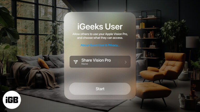 Как поделиться Apple Vision Pro с гостевым пользователем