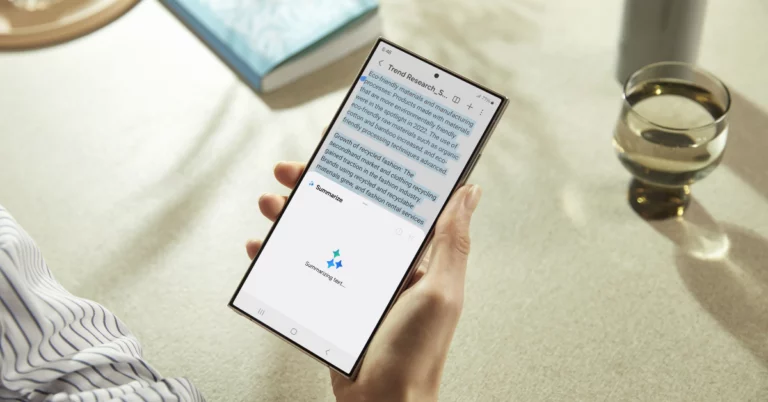 Как использовать технологию искусственного интеллекта Samsung Galaxy S24 для обобщения веб-страниц, заметок и голосовых заметок?
